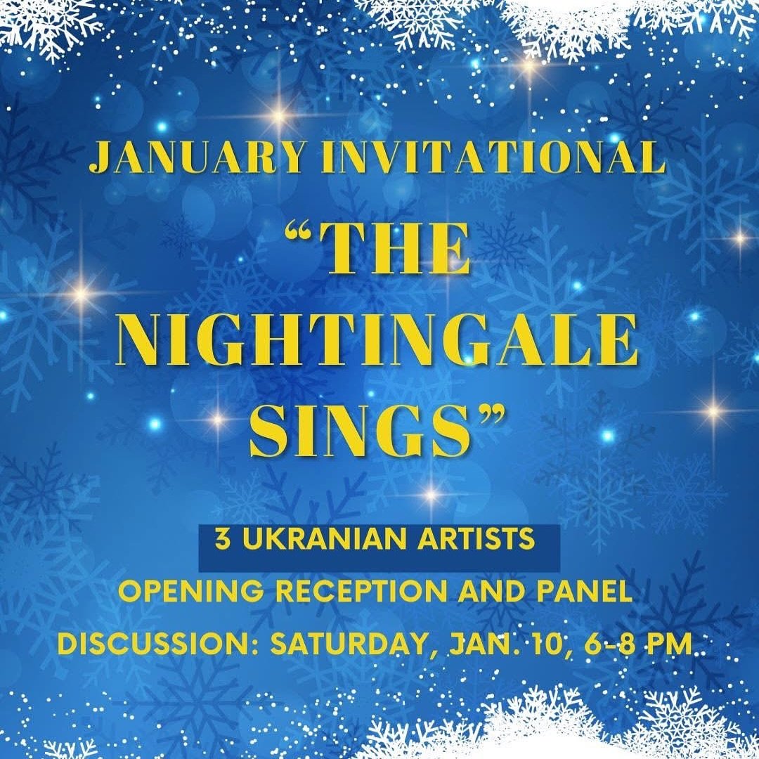 💛💙It is an honor to be invited to participate in &ldquo;The Nightingale Sings: Visual Voices from Ukraine&rdquo;! 🐦&zwj;⬛

🇺🇦As a descendent of #Ukrainian immigrants/ refugees and part of the Ukrainian American diaspora, I am proud to continue r