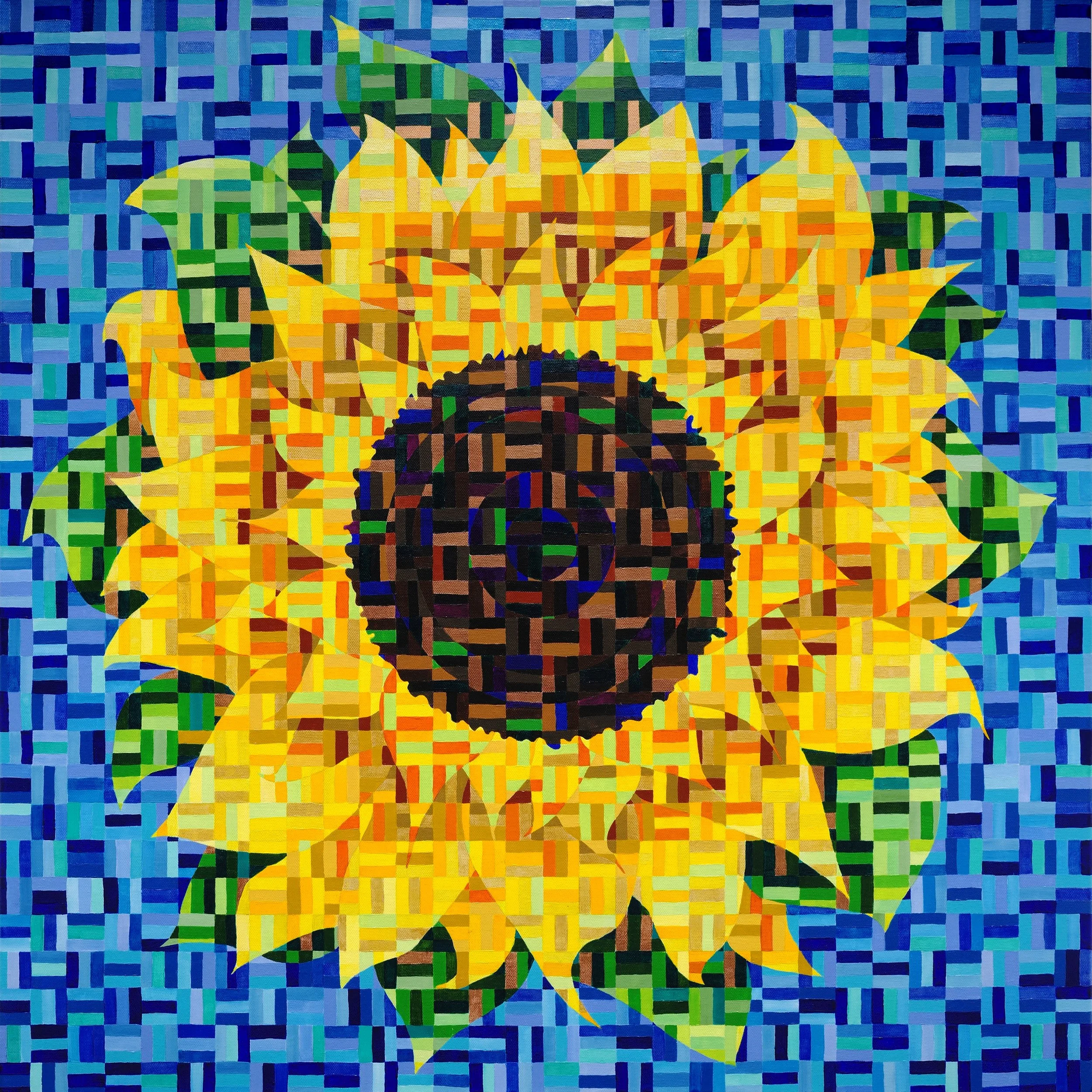 Take These Seeds, Put Them In Your Pocket 30" x 30" Acrylic on canvas