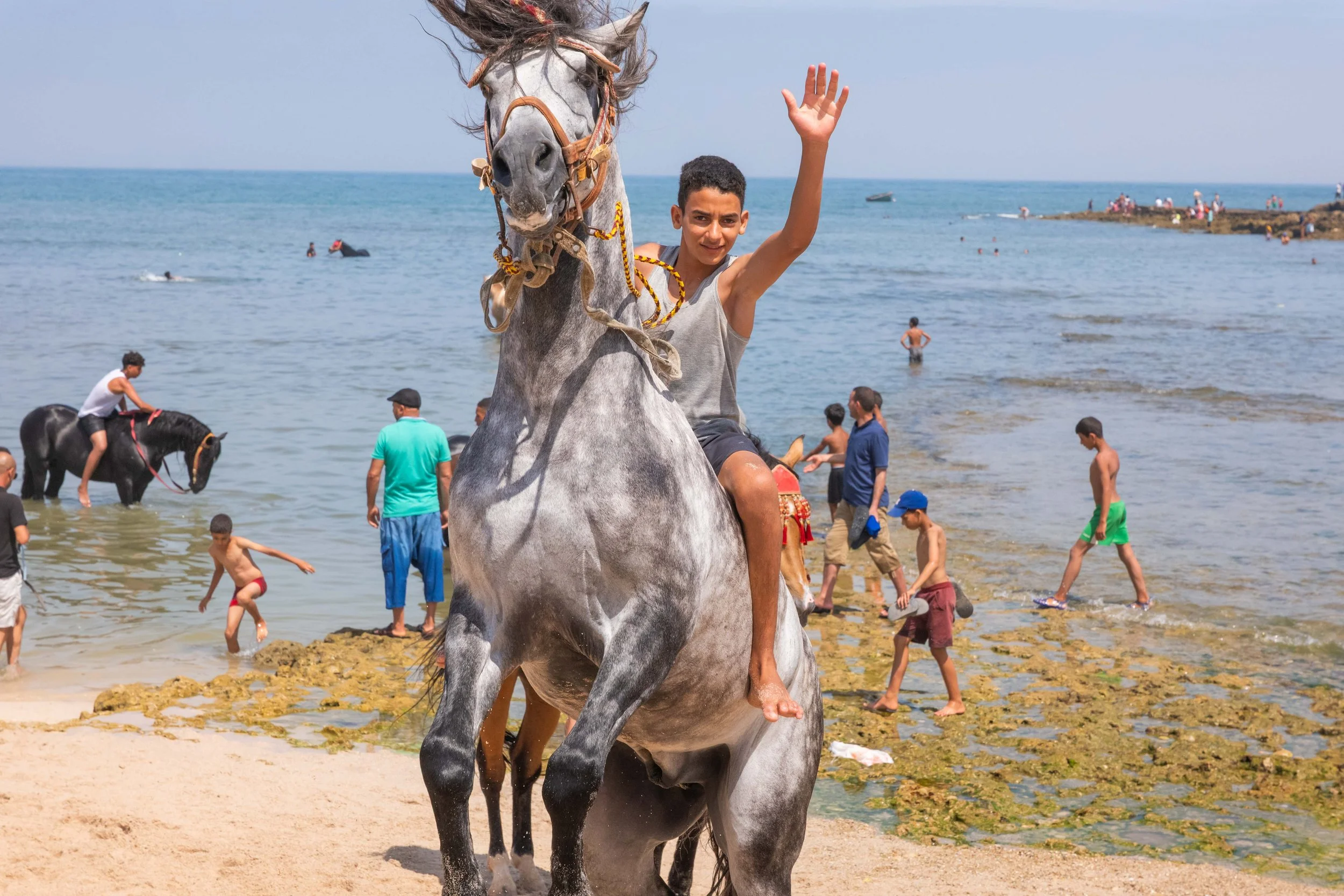 Horse beach Morocco swiming-33.jpg