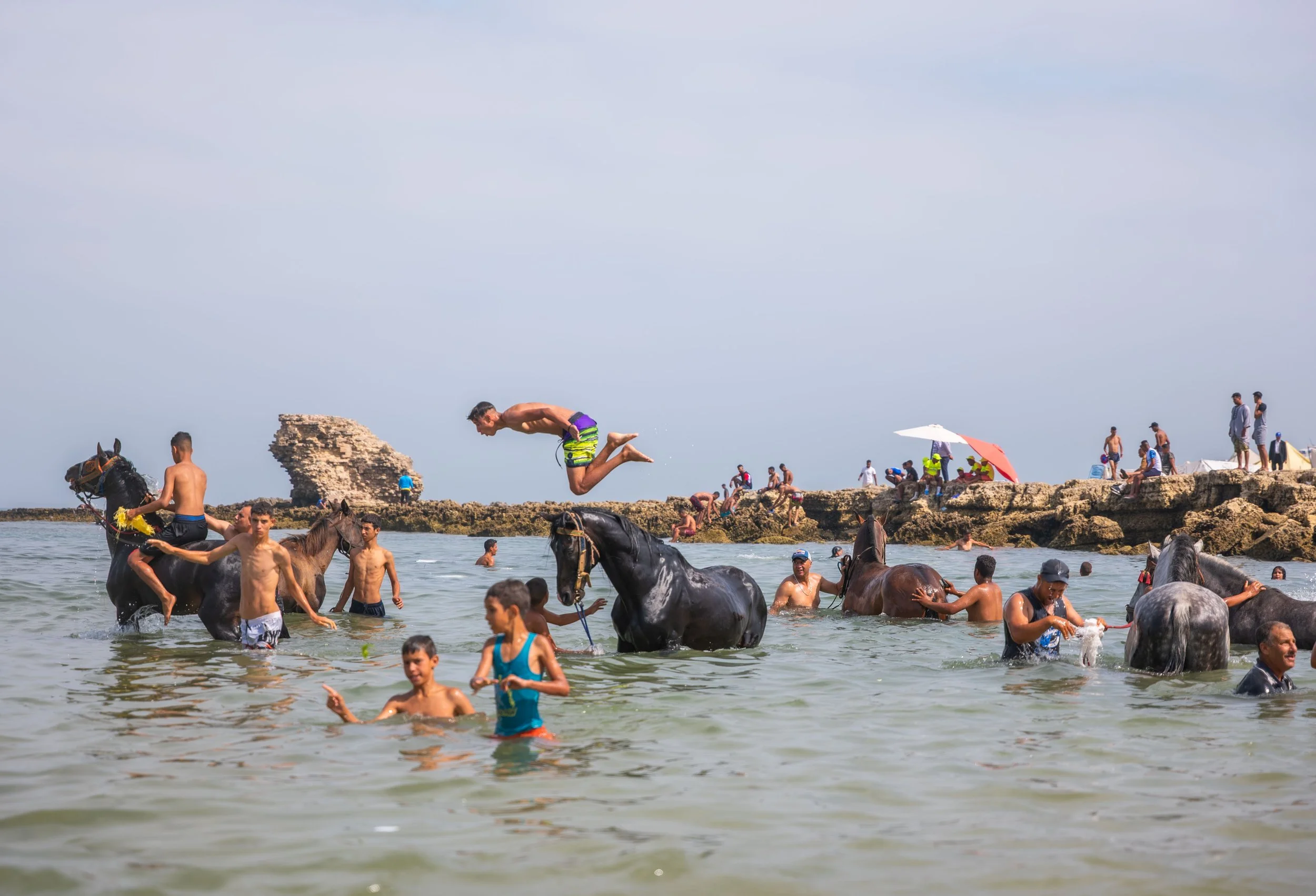 Horse beach Morocco swiming-9.jpg