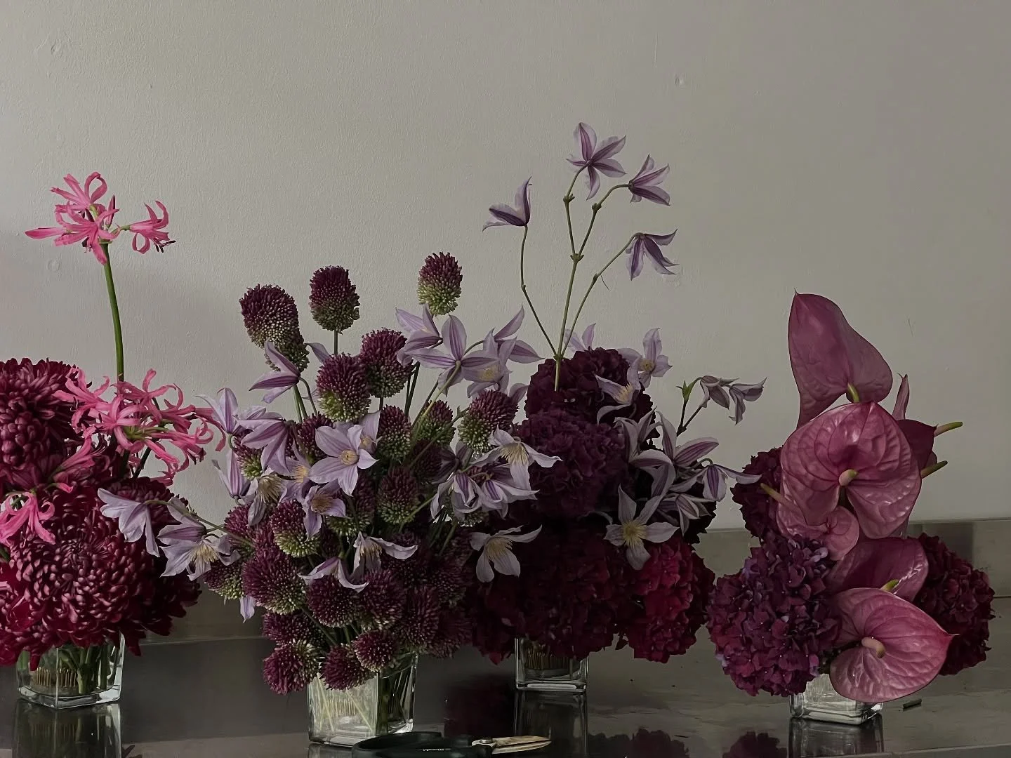 first flowers in the new studio for a special event with @vitra and @aylin_koenig at @by_aylinkoenig
