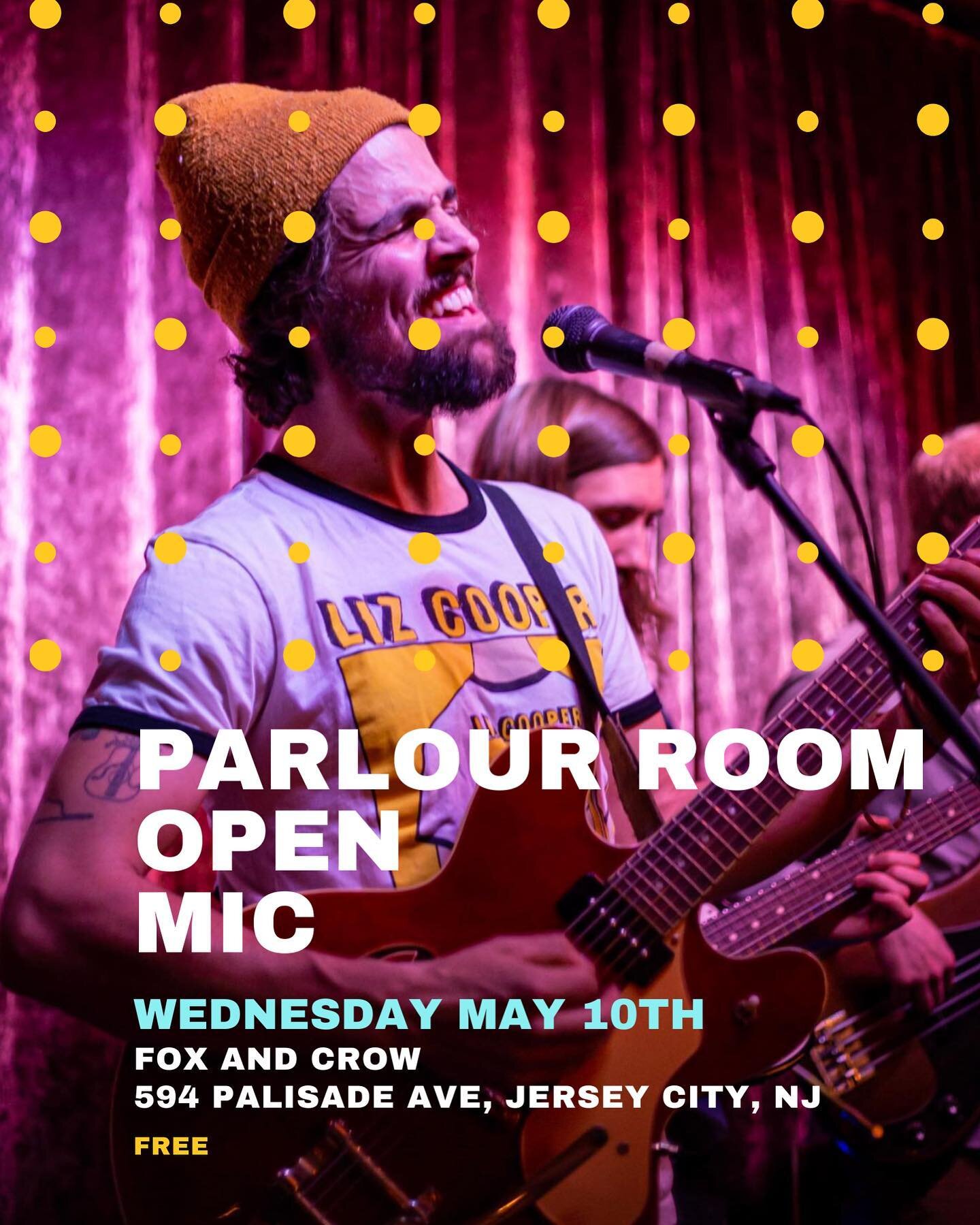 Tonight!
Hosting another Open Mic in the best singer/songwriter room around. Bring your axe! Or use mine. 7:30pm doors/sign up. 2 songs/10minutes.
#openmic #openmicnj #njopenmic #openmicnight #jerseycityopenmic #jcheights