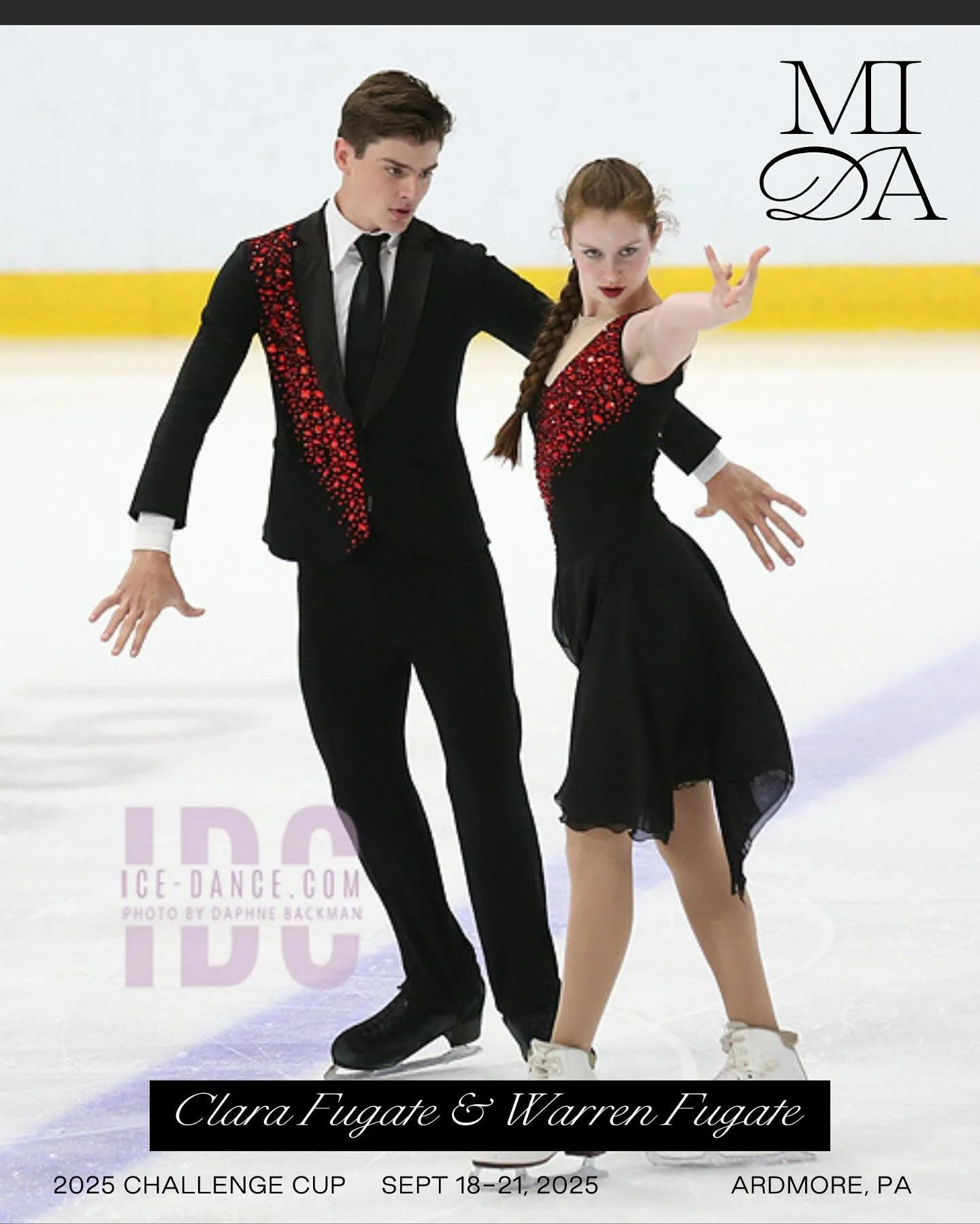 .
.
 Clara Fugate &amp; Warren Fugate
&bull; NQS- 2025 Challenge Cup
&bull; September 18-21, 2025

#usfigureskating #icedance #midacanton #challengecup 📸: @icedancecom