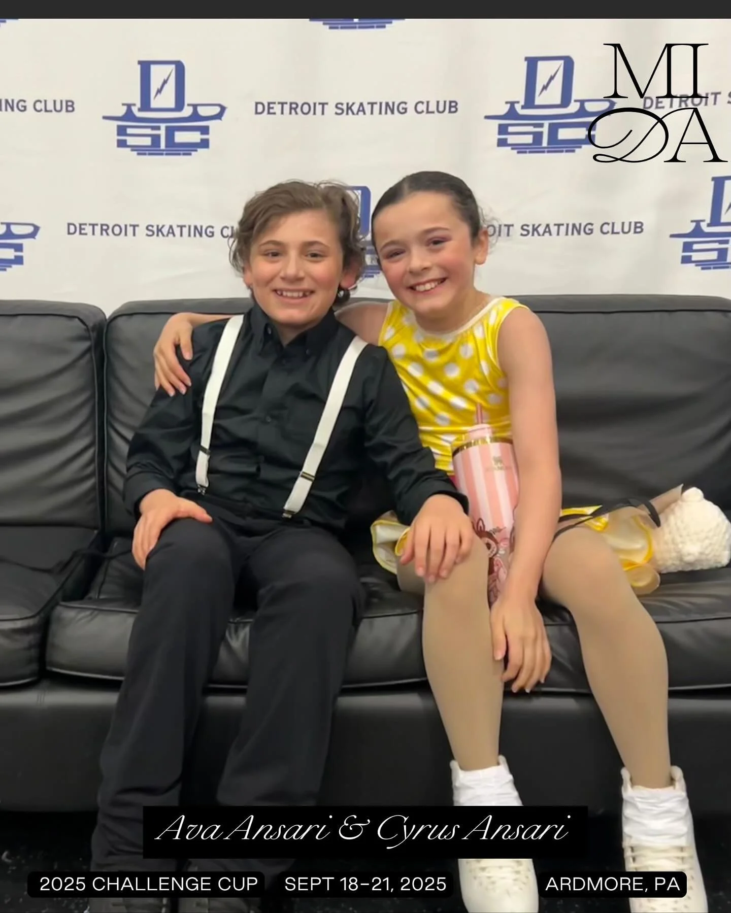 .
.
 Ava Ansari &amp; Cyrus Ansari
&bull; NQS- 2025 Challenge Cup
&bull; September 18-21, 2025

#usfigureskating #icedance #midacanton #challengecup