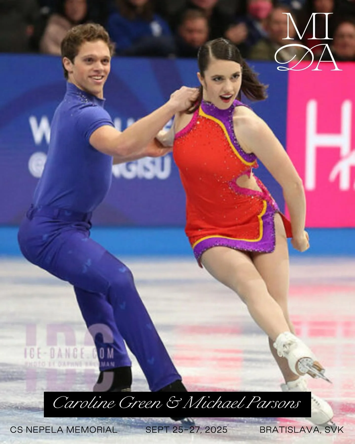 .
.
~Caroline Green &amp; Michael Parsons~
&bull; CS Nepela Memorial
&bull; September 25-27, 2025

#isufigureskating #usfigureskating #icedance #midacanton #nepelamemorial 📸: @icedancecom