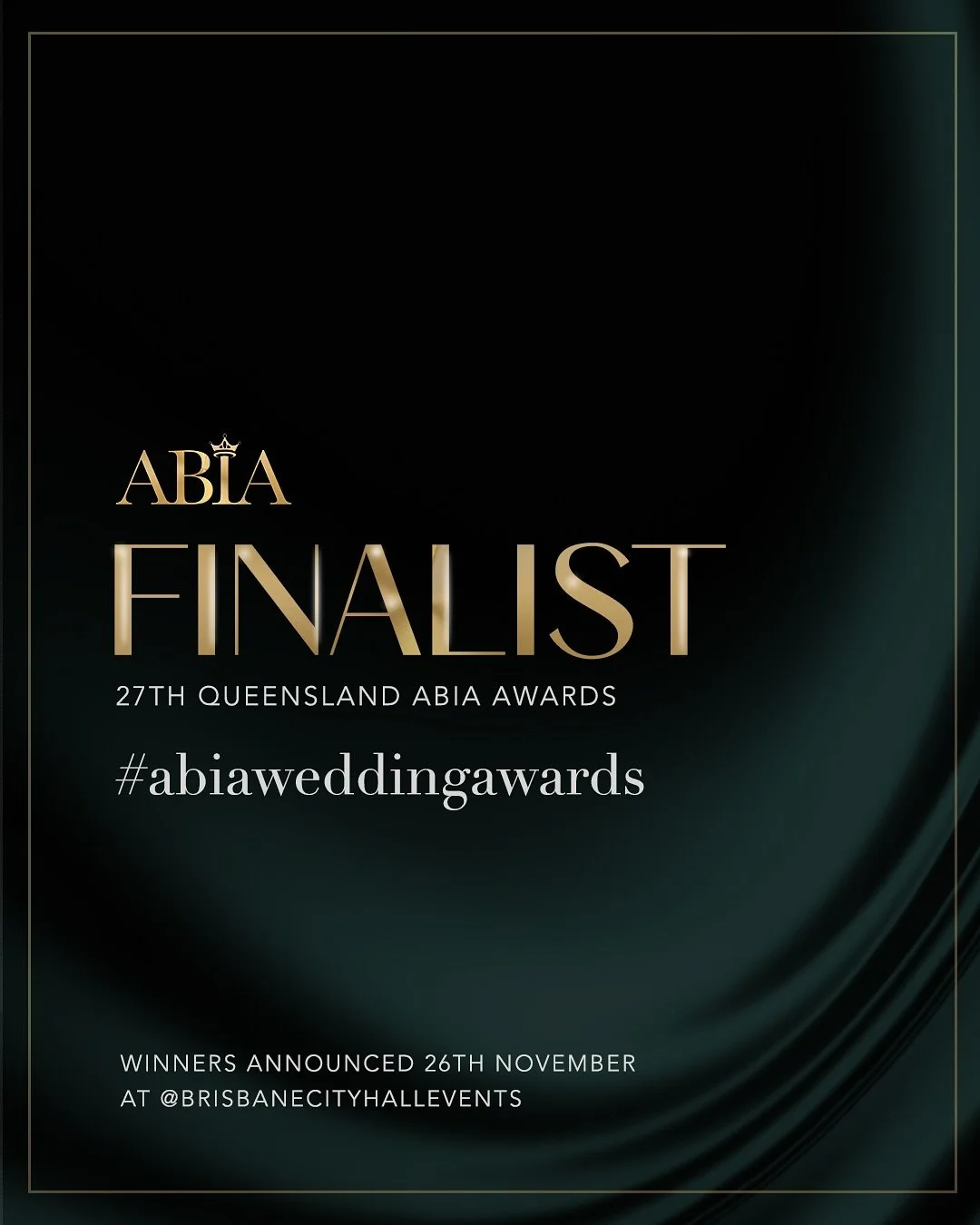 I am so incredibly honoured to be recognised as a finalist in the ABIA Wedding Awards for the second year in a row! 🥹🫶🏼 @abiaweddings #ABIAWeddingAwards 
For those who don’t know, the ABIA Wedding Awards celebrate’s wedding vendors wh