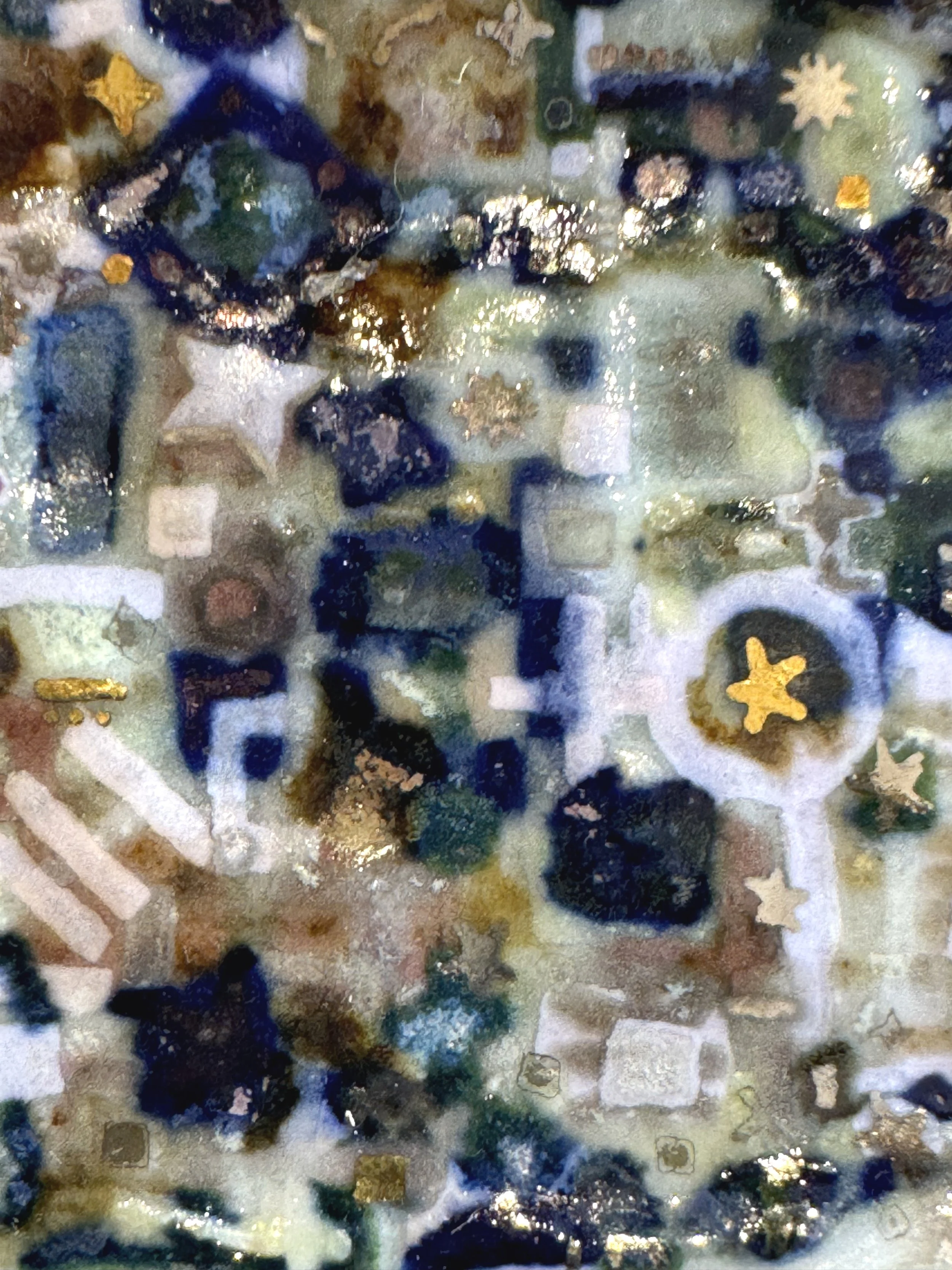 Trey Ross. 029 . 2026. Porcelain, glaze, and overglaze. [Detail.]