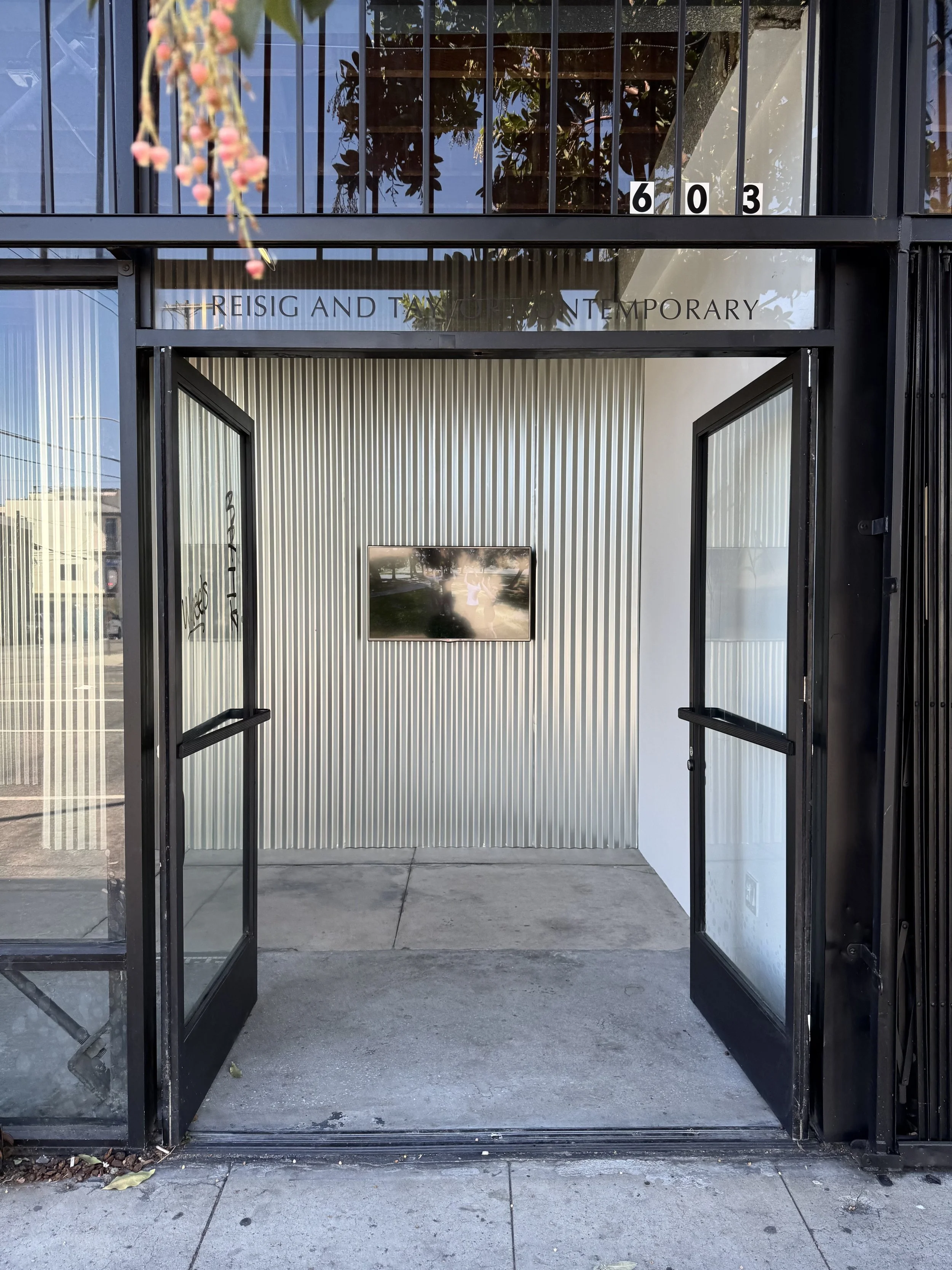 Choreographies of Retreat . Ryat Yezbick. [Installation view/ Day (0).]