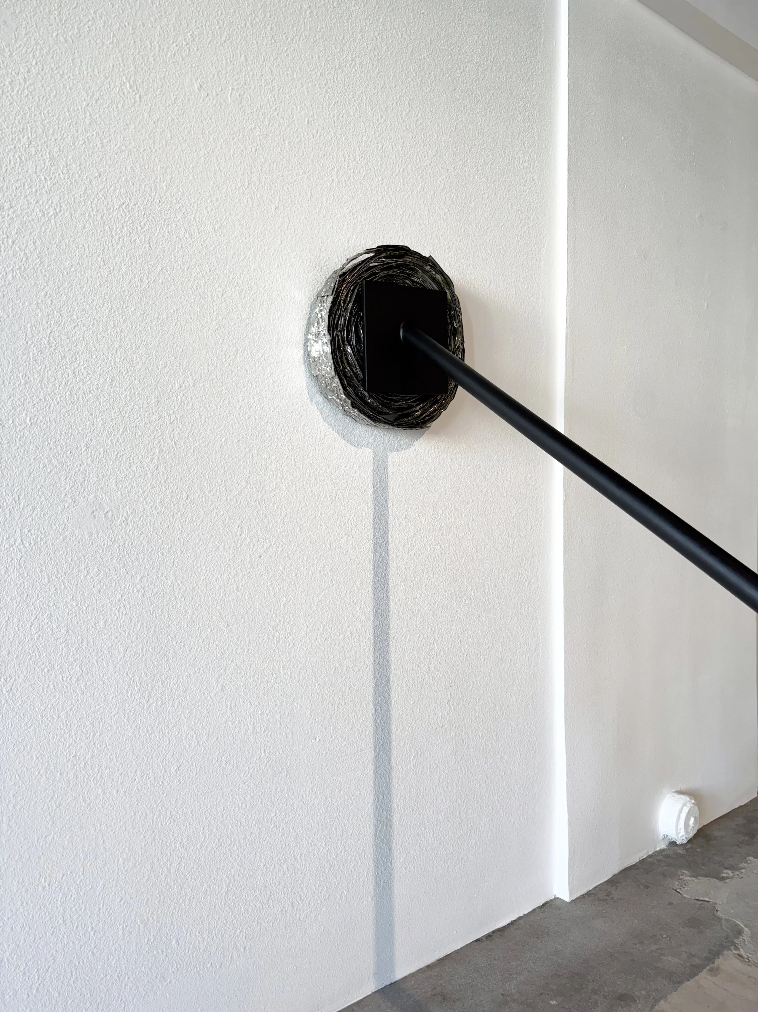 Solomon Rousseau. IVA (2026). Tin-plated steel, rivets; steel pipe with plates, bolts.