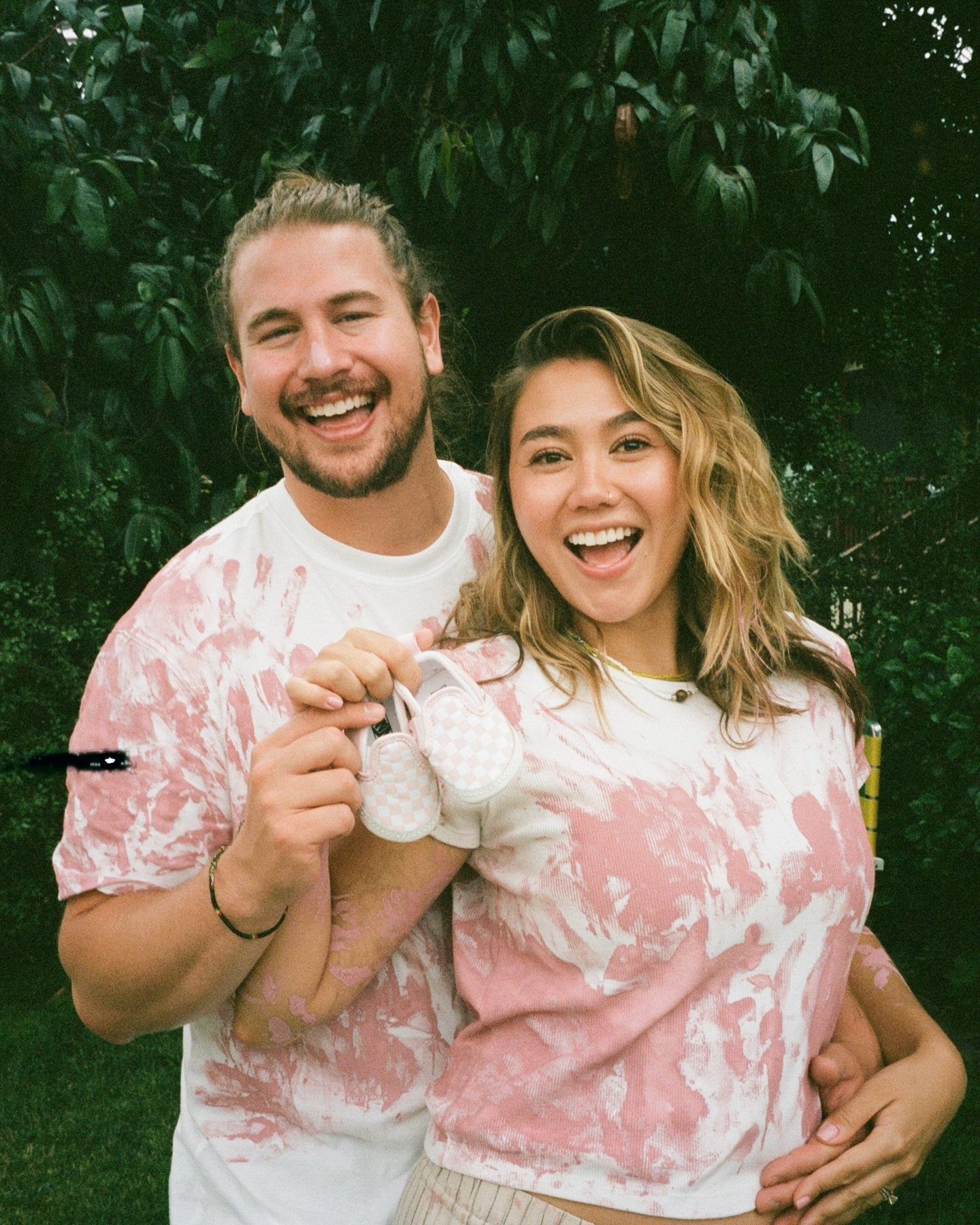 First comes love, then comes marriage, then comes baby in a baby carriage. ✨ 

Baby Mason arriving to wreck havoc this December 🎀

How lucky is she to have @marknmason as her daddy? 🥹 she&rsquo;s already so loved!
