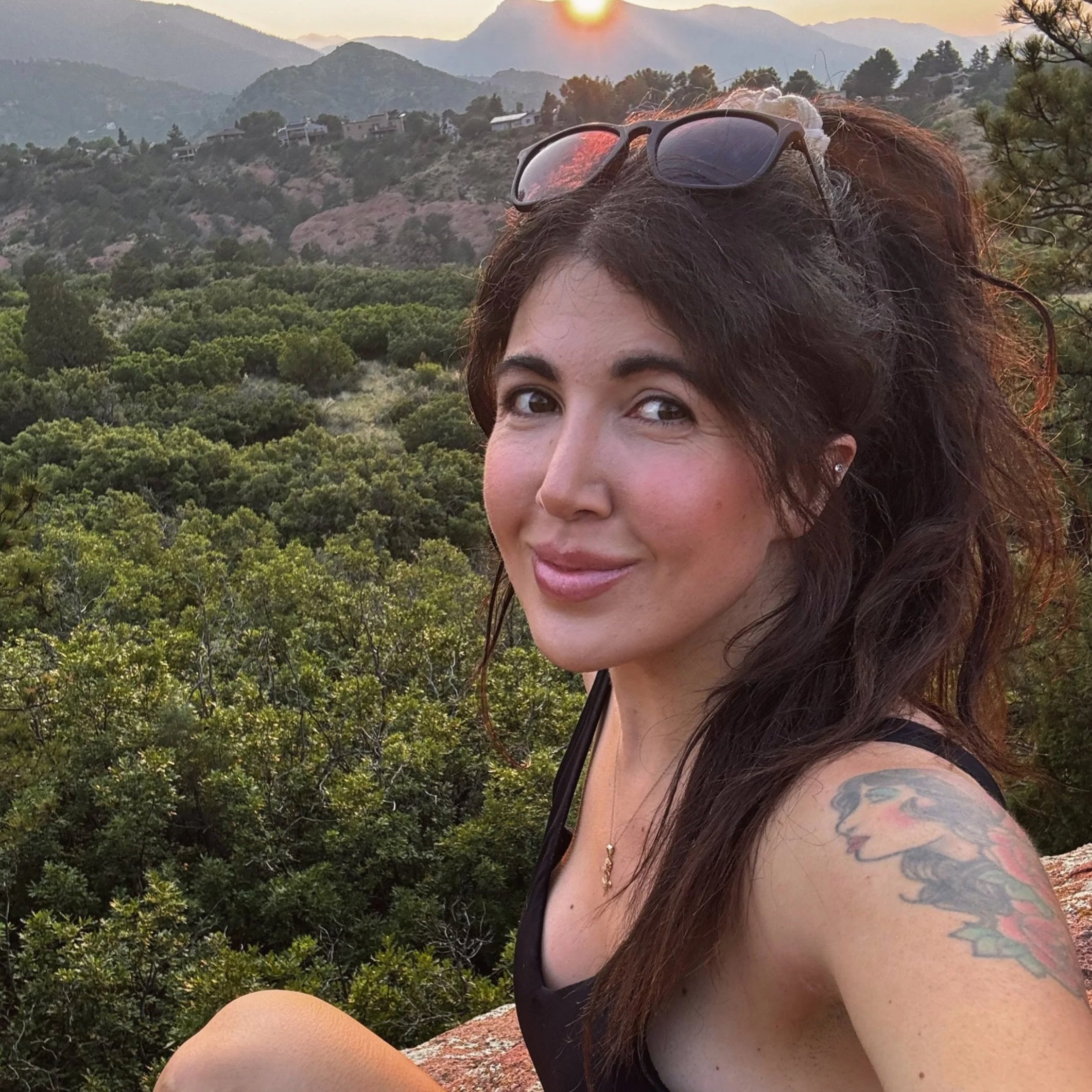 Rose Booth, yoga instructor for a wilderness healing retreat in Colorado with Embodied and Embraced.