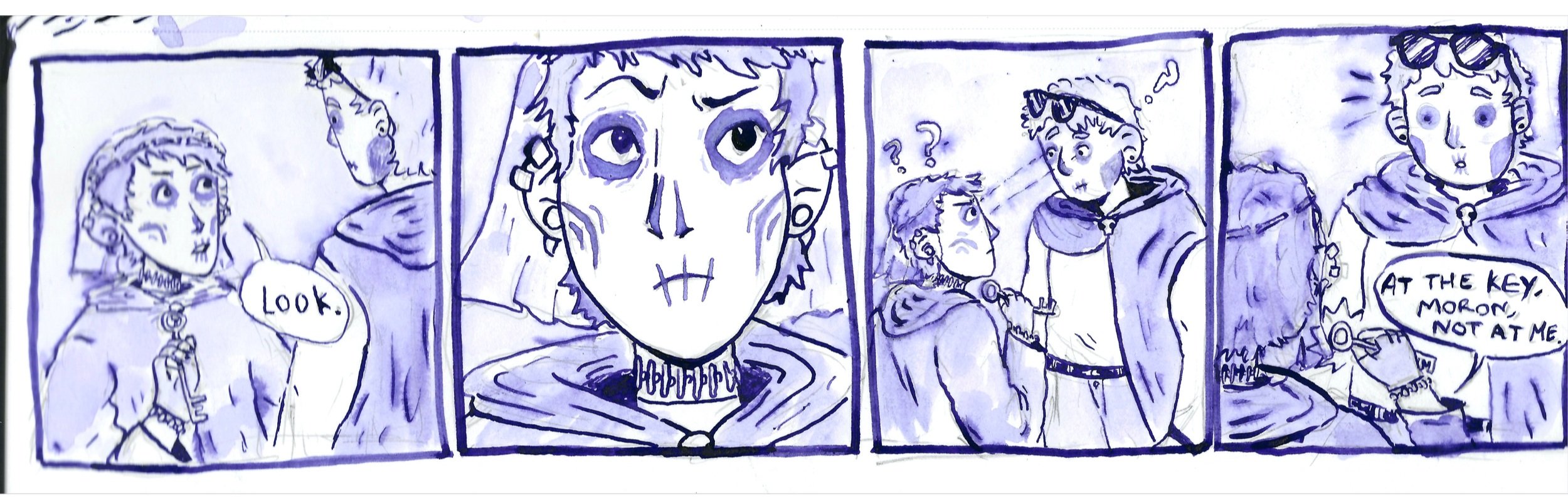 fan-made Comic for The Locked Tomb series by Tamsyn Muir