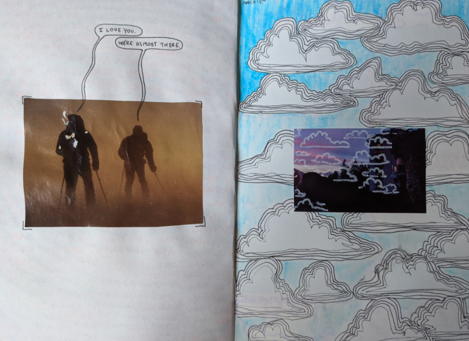 Art Journal Pages, March 2nd 2021