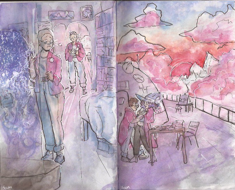 fan-made art for The Adventure Zone podcast