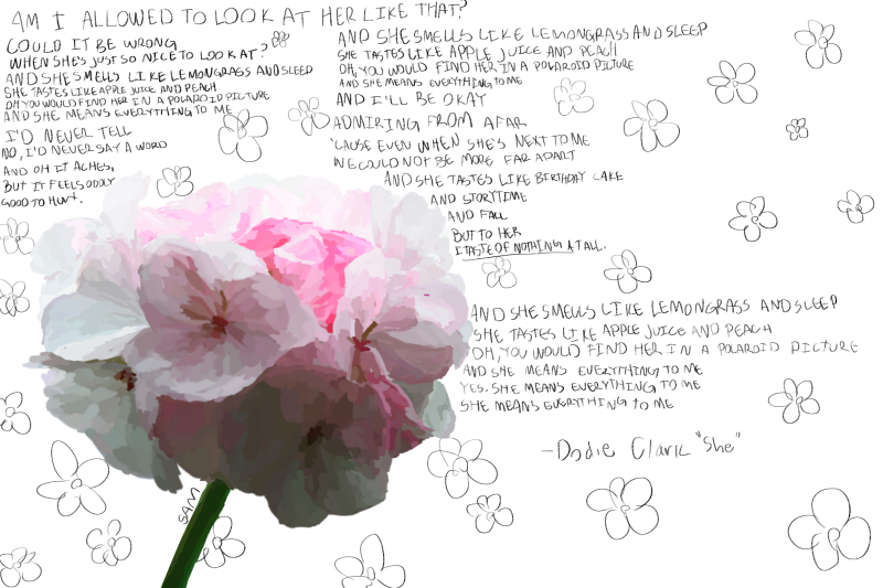 Am I allowed to look at her like that? (lyrics: She - Dodie Clark