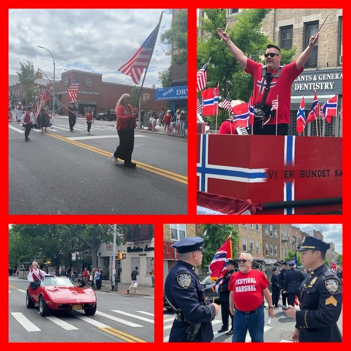 TODAY ON THIRD: Third Avenue was proud to once again host the annual Bay Ridge 17th of May Norwegian Day Parade! Parade Formation Coordinator Chip Cafiero made sure everyone stepped off on time, while @summerstrollon3rd coordinator Arlene Keating was
