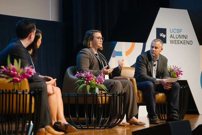 UCSF panelists speaking at Alumni Weekend