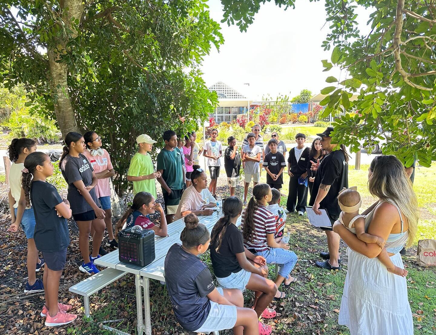 🌞 We have kicked off 2024 with our Summer Holidays Leadership Camp alongside Cherbourg&rsquo;s Youth Advisory Group mob on the beautiful Sunshine Coast! Check out these sneak peeks from yesterday as we broke the ice with some &lsquo;oreo&rsquo;ntati