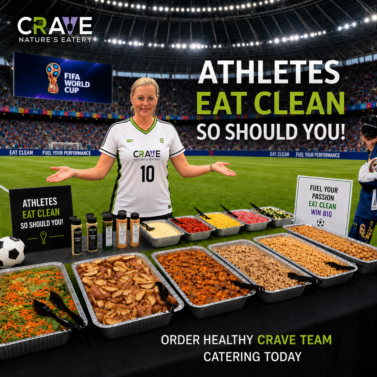 Fuel Your Team Like Champions This World Cup with Crave Catering ⚽🏆