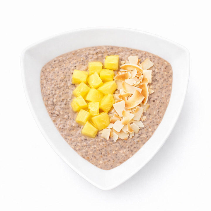 Chocolate Piña Colada Overnight Oats