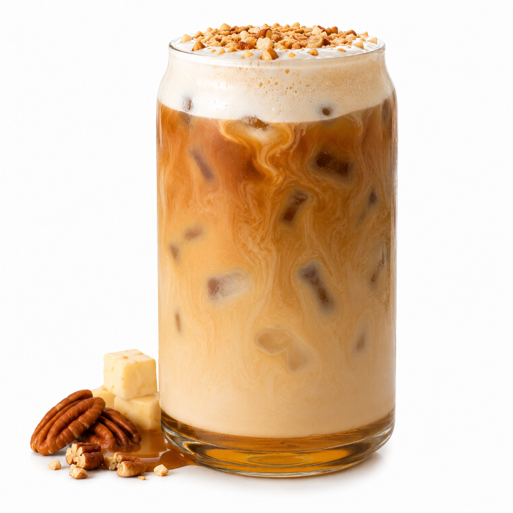 Iced Butter Pecan Maple Latte