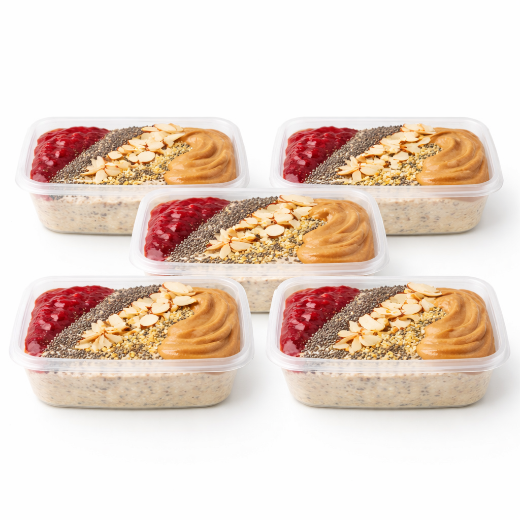 Almond Protein Overnight Oats