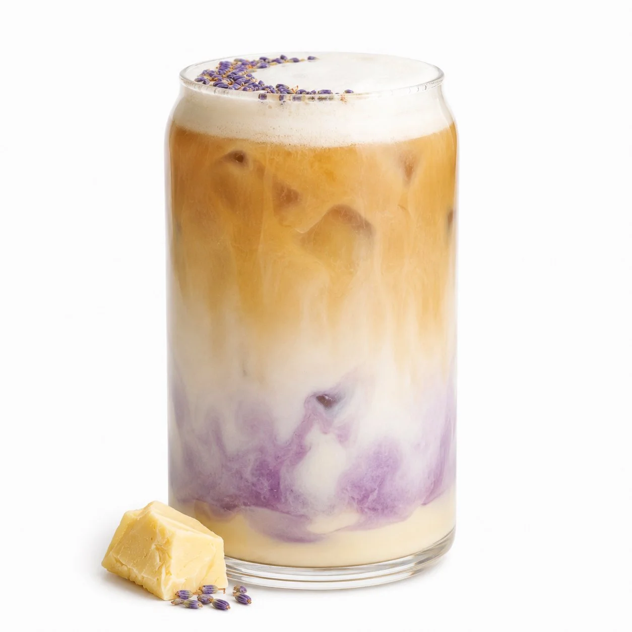Iced White Chocolate Lavender Latte