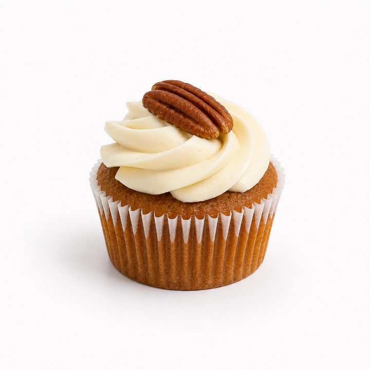 Carrot Cake Cupcake with Brown Sugar Icing V GF