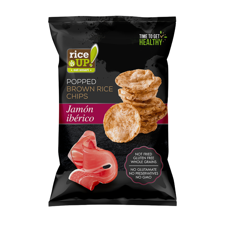 Rice UP! Brown Rice Chips, Jamon Iberico