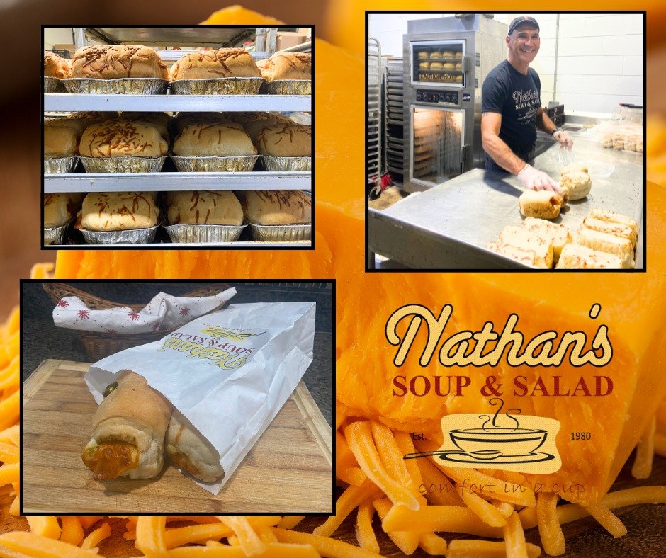 When Nathan's customers move back to Rochester, there's one question we always hear: 
"Do you still have that Cheese Bread?"

YES WE DO! And what better day than National Cheese Lover's Day to see why people never forget it!