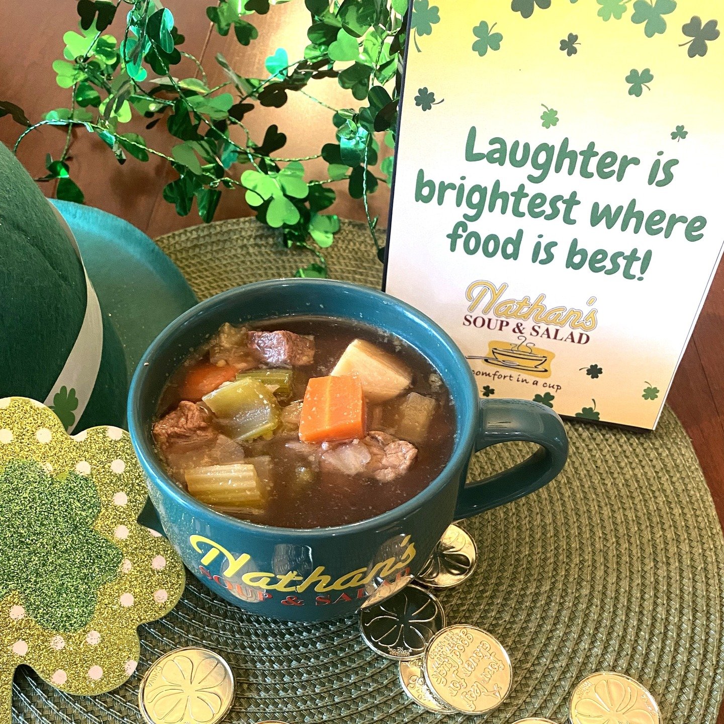 This week's special is our Irish Beef Stew - made with tender beef, fresh cabbage, celery, rustic carrots, onions and potatoes simmered in a flavorful beef and Guinness beer broth. 

#Irishbeefstew #rochestersbest #comfortfood