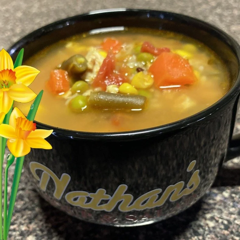 Feeling wild? Treat yourself to today's "Park Ave Throw-Back" special of Chicken, Vegetable with Wild Rice soup!