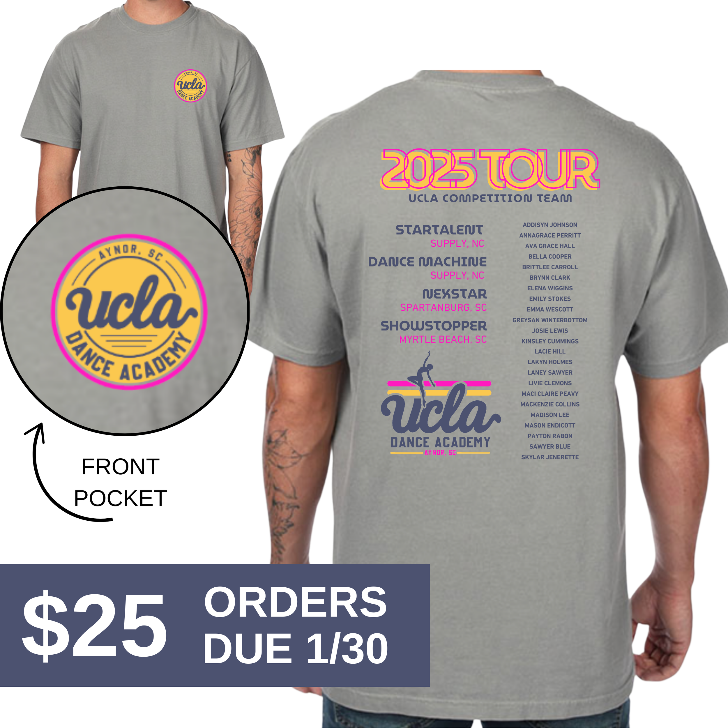 Dance Competition Tour T-shirt