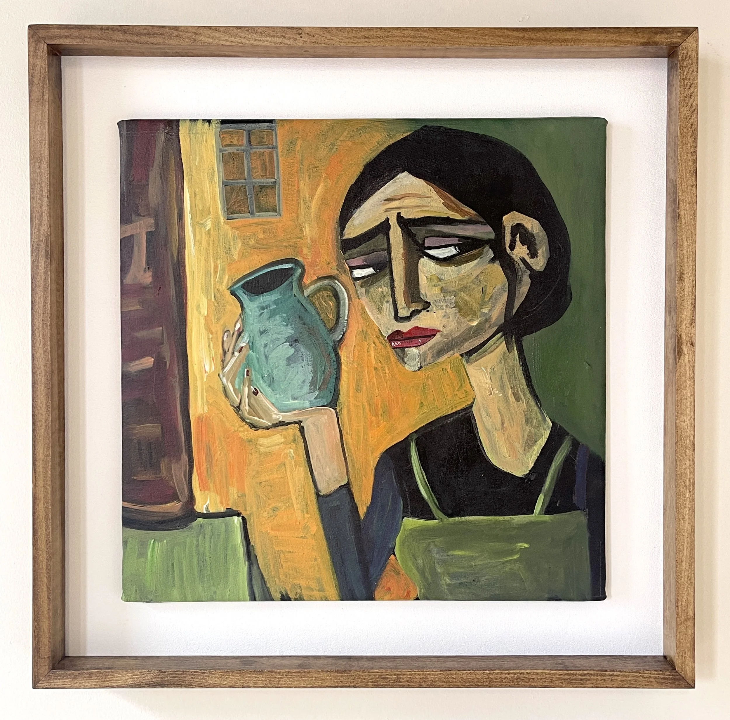 “The Facade of Color” 25 x 26, Acrylic on canvas