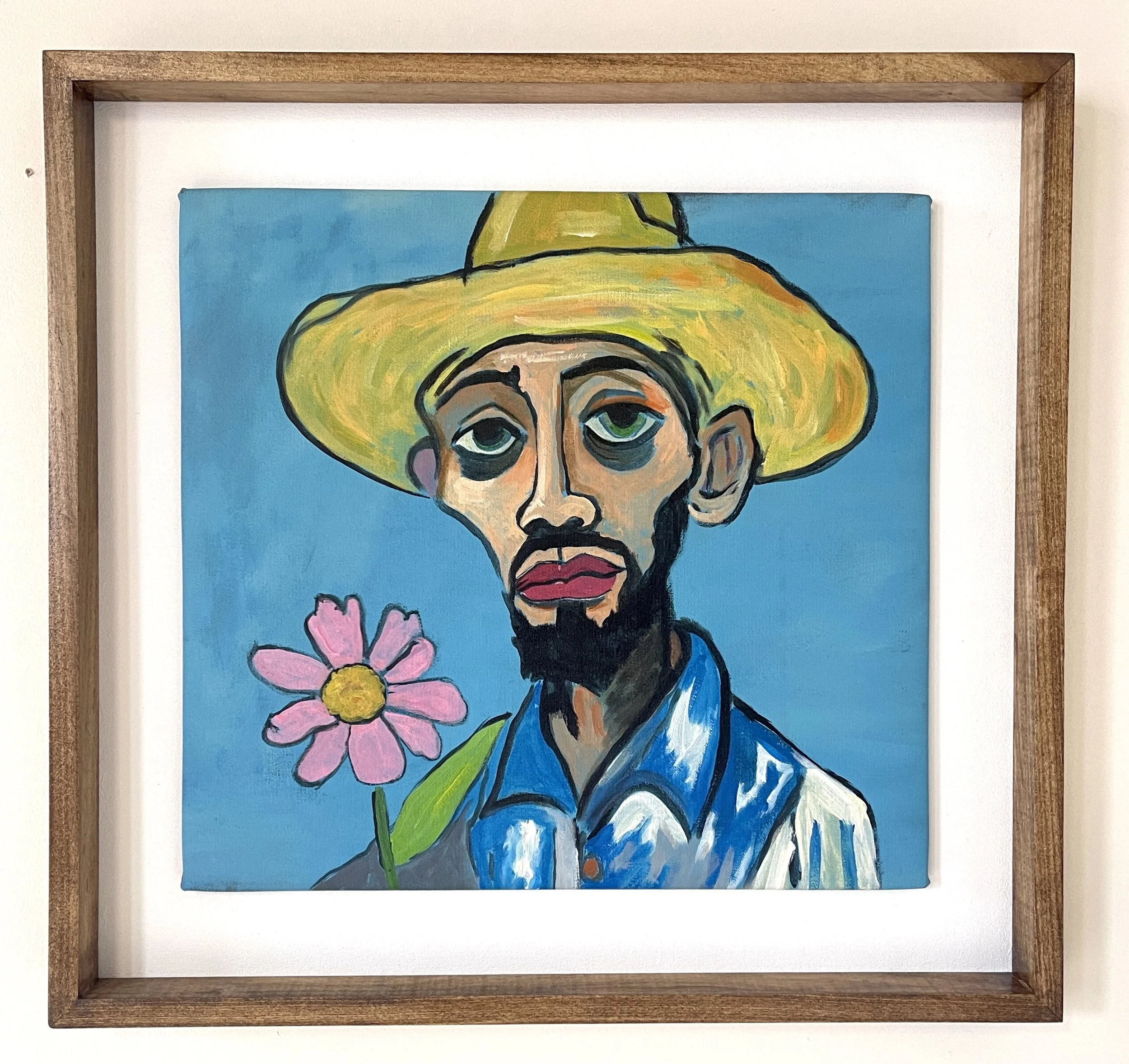 “The Facade of Color” 25 x 26, Acrylic on canvas