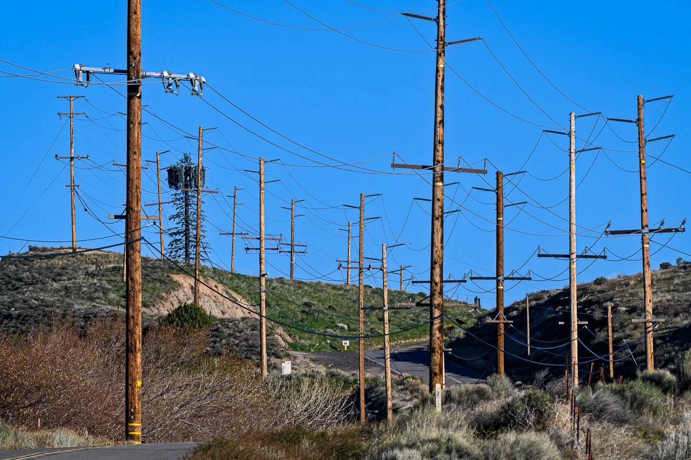 Wires Crossed, Lebec, CA