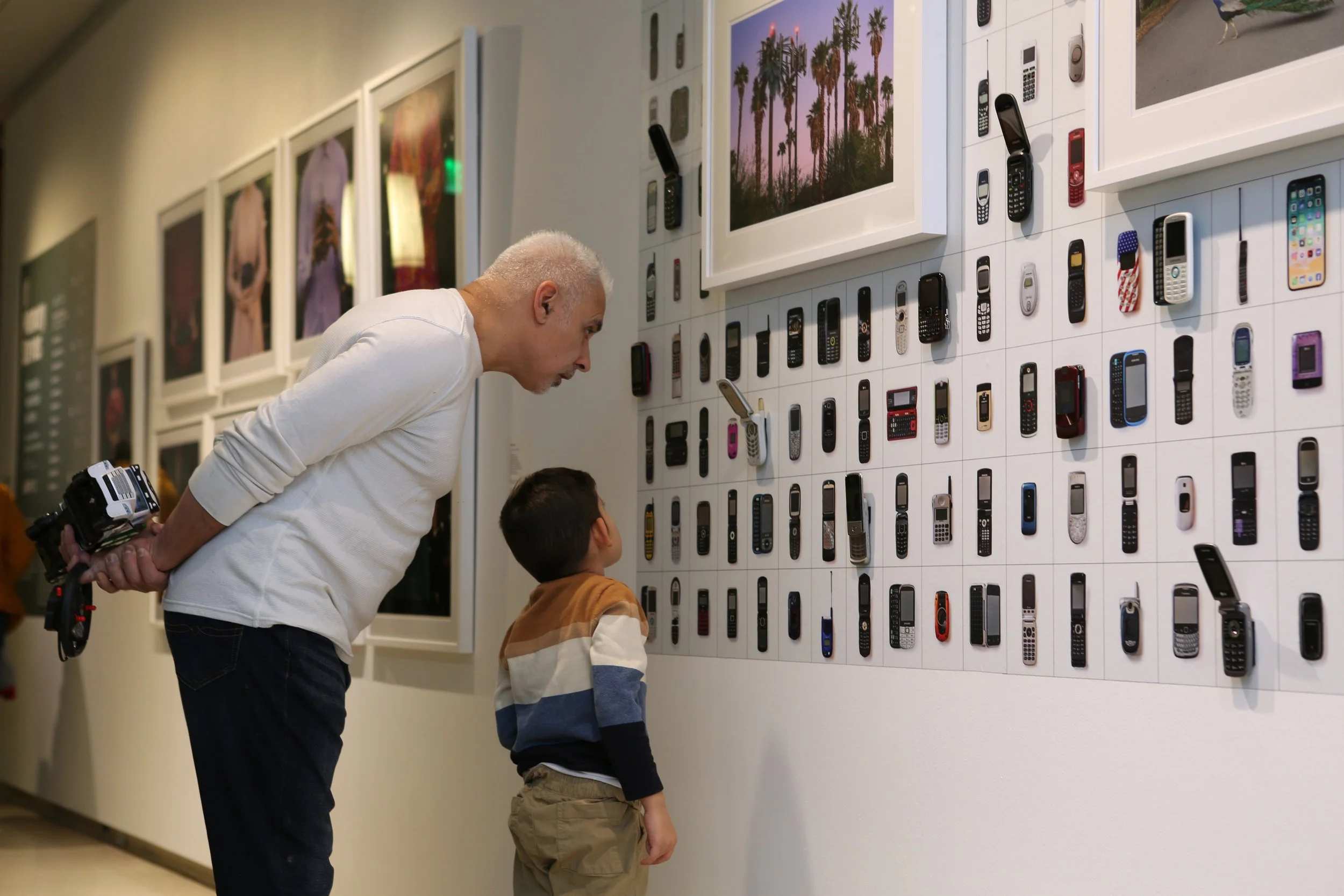 Cell Phone Typologic Grid Installation