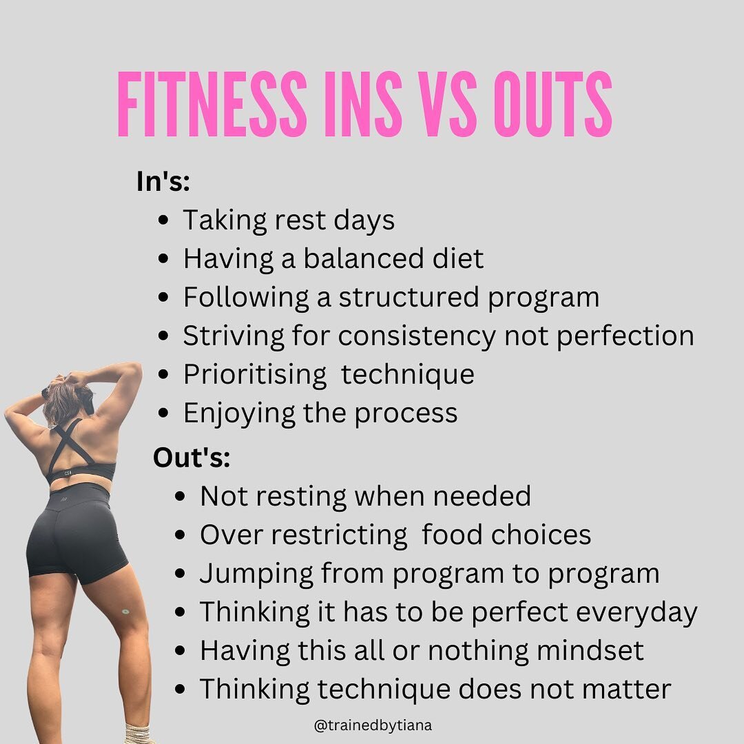 Fitness Ins Vs Outs❤️&zwj;🔥👏🏽