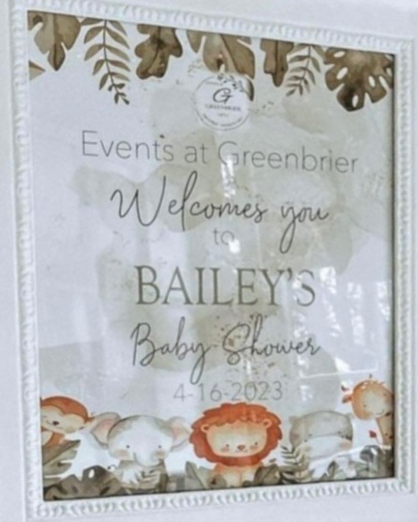 Celebrating Bailey’s soon to arrive bundle of joy was such fun! Friends and family showered her little with many cute and useful gifts. Thank you Jennifer for choosing Greenbrier for your special event.