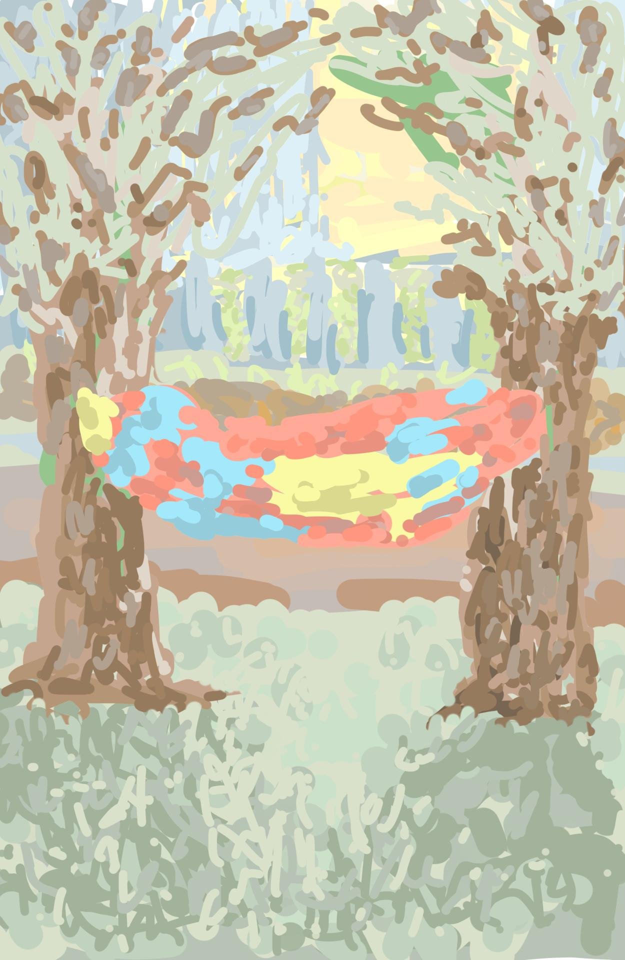 "Drawing to Draw From My Memory One Day Sunsetting" May 3, 2020
