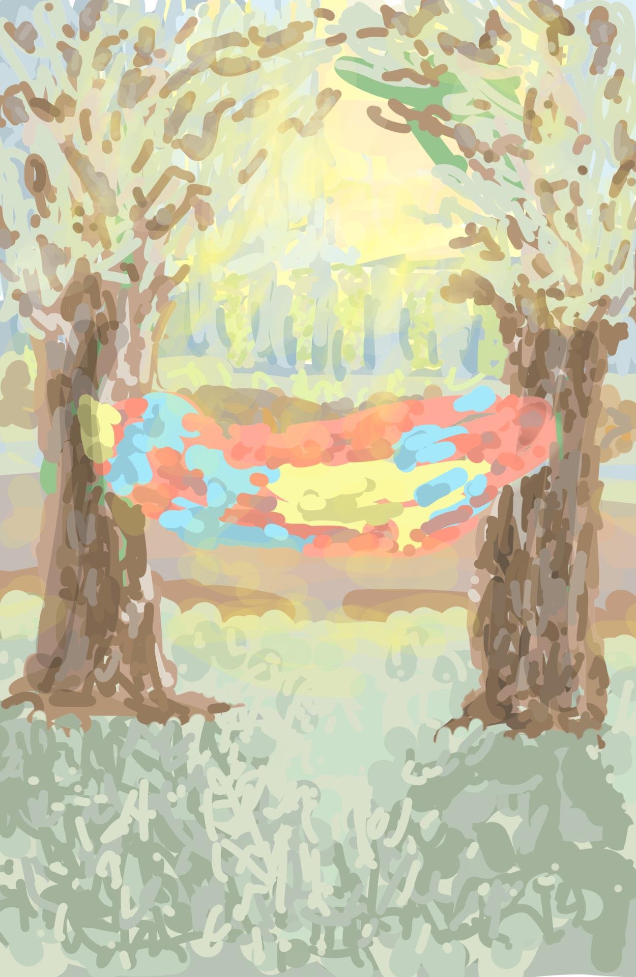 "Drawing to Draw From My Memory One Day Sunrise" May 3, 2020