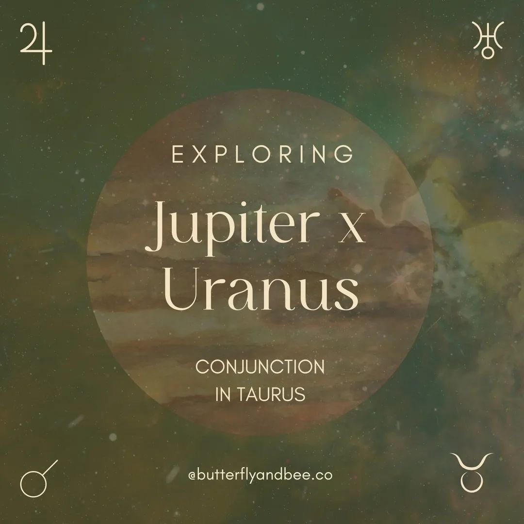 Jupiter + Uranus conjuction - expect breakthroughs 🦋

Today in New Zealand, Uranus and Jupiter is *exact* in Taurus and are meeting eye to eye like right now 💥

We've been feeling this energy since Thursday last week but today this energy will feel