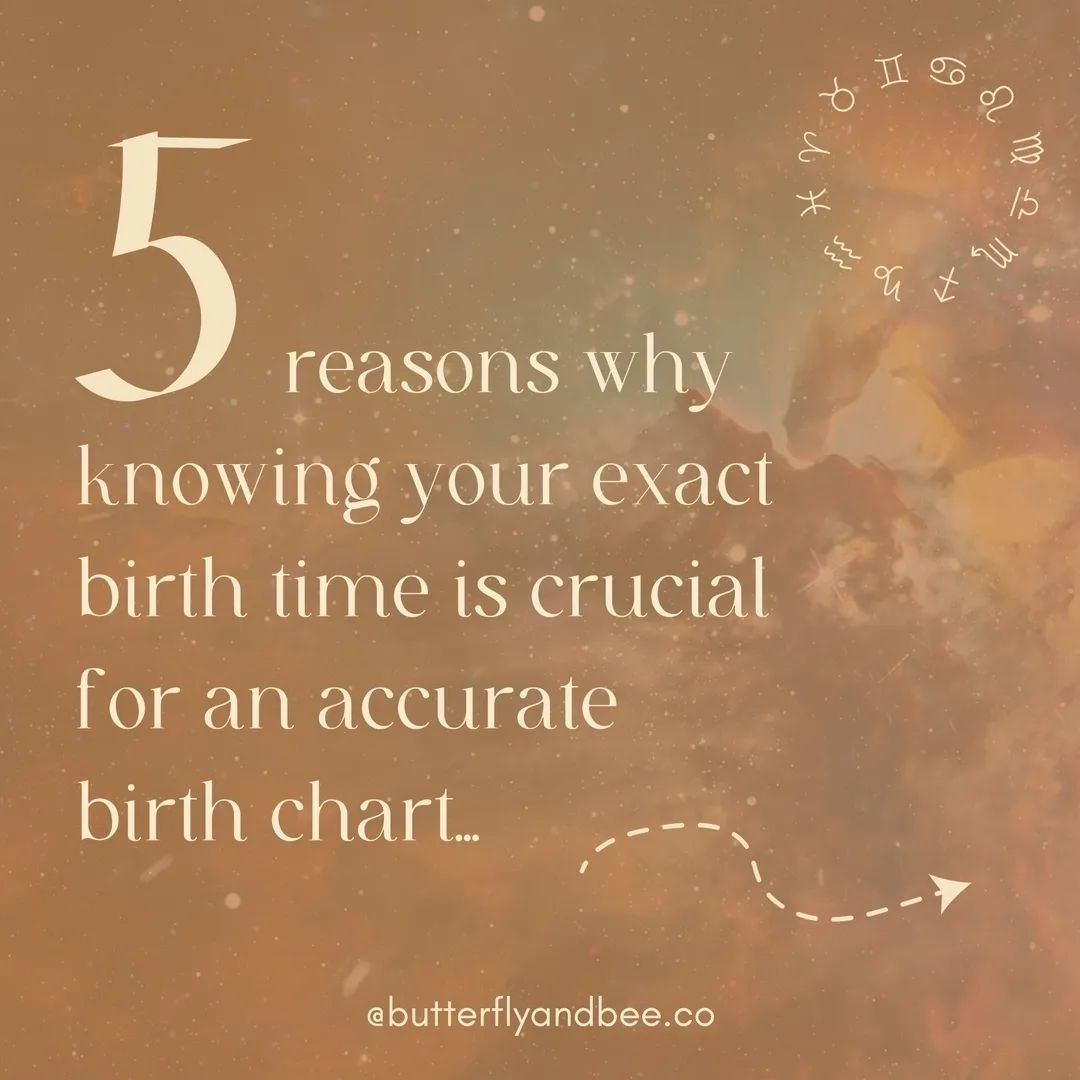 an accurate time of birth is important 🦋

but also if you're not sure....there are ways to find out your time of birth such as emailing the hospital you were born at (records department) or getting a birth time rectification 🤎

so if you're worried