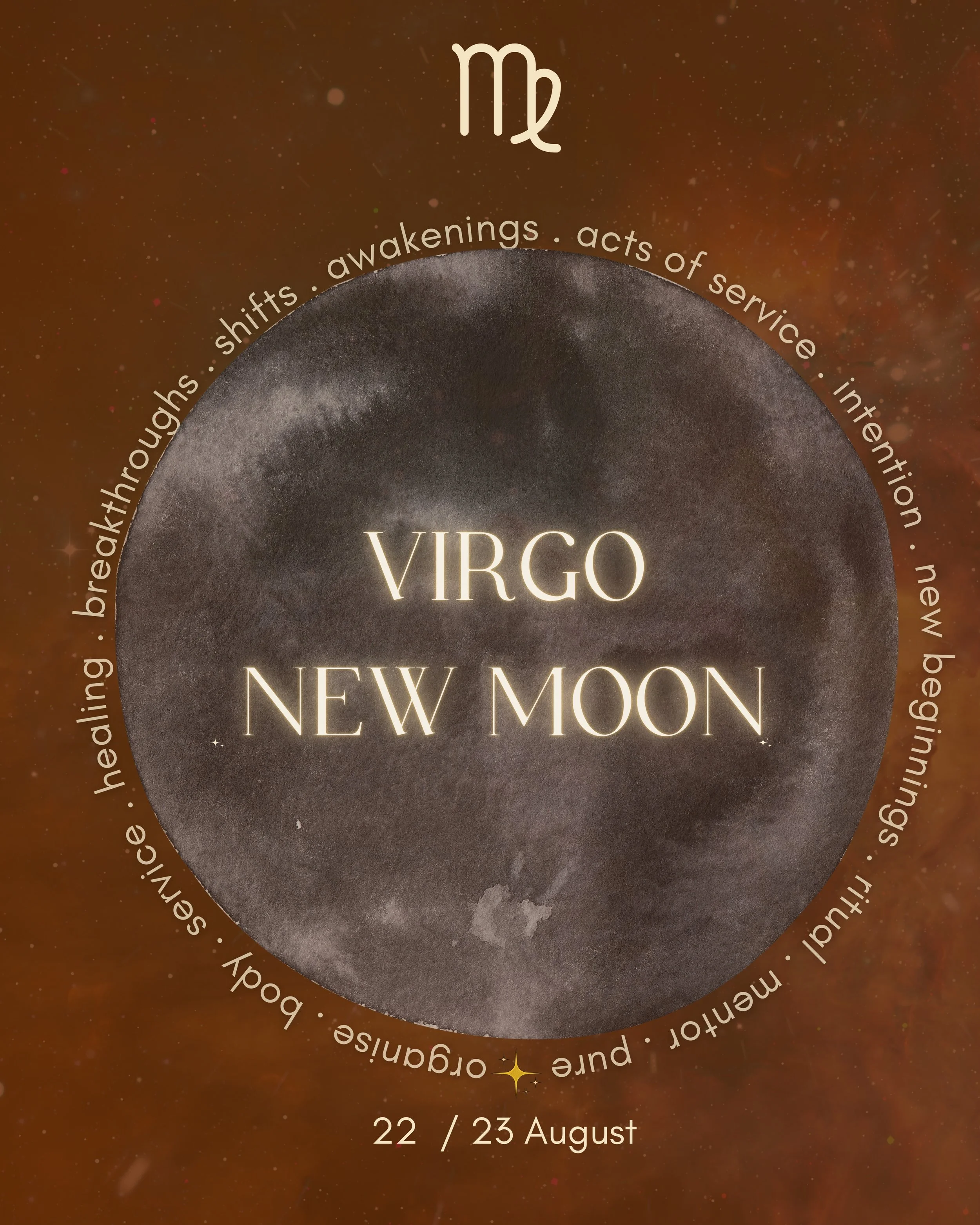New Moon in Virgo at 0°