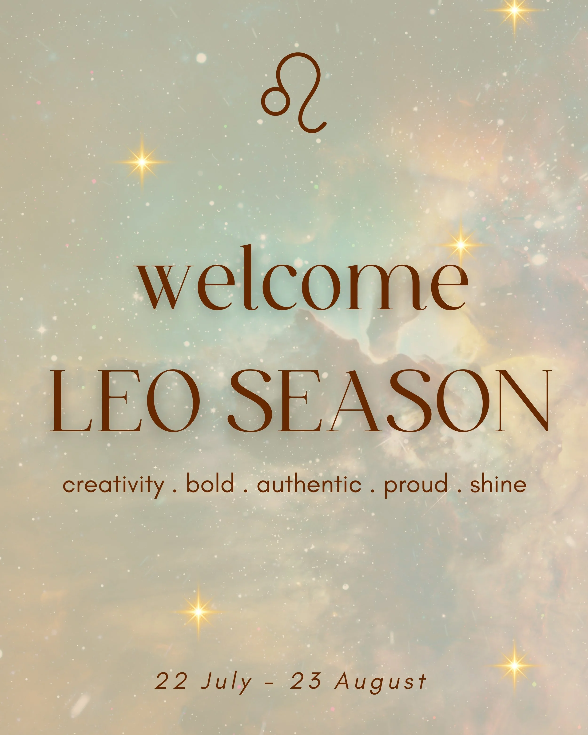 Welcome Leo Season