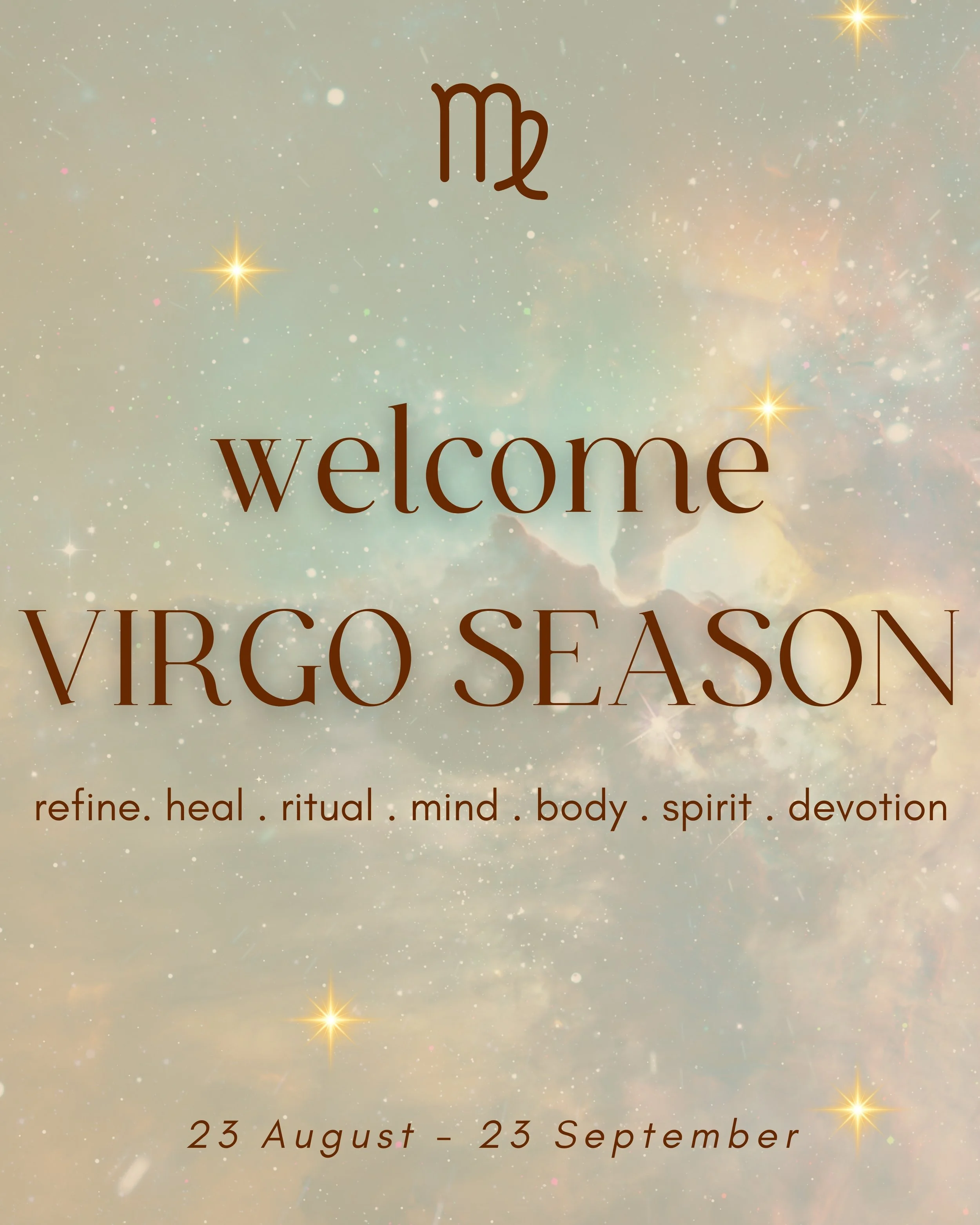 Welcome Virgo Season