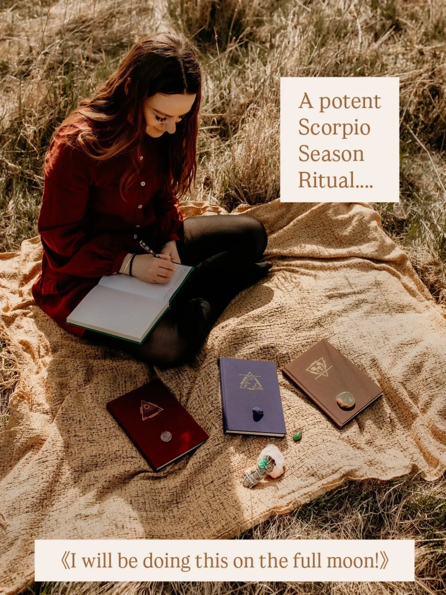 A scorpio season ritual I will be doing around the next full moon ☀️

Feel free to do it whenever feels good for you 🤎

I shared this with the ladies that attended mindful mornings on Sunday and I wanted to share here, too ! 

Scorpio season is conf
