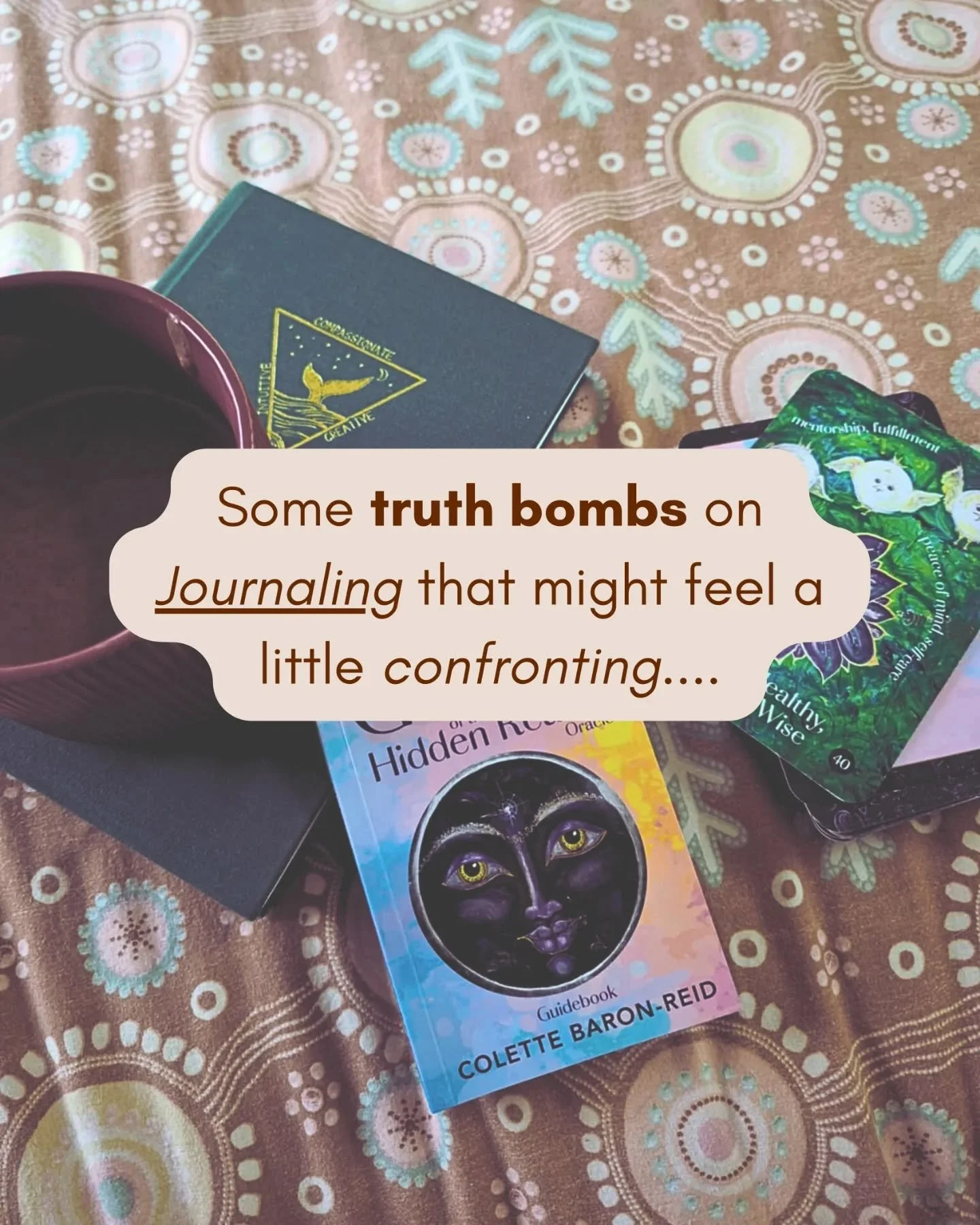 Me = triggered by my own post 🤪

Because I have been in the midst of every single honest truth bomb I have shared here (!!!).....which is why I had to write this out for YOU!!

But literally......Journaling has the power to transform you BUT 《also》t