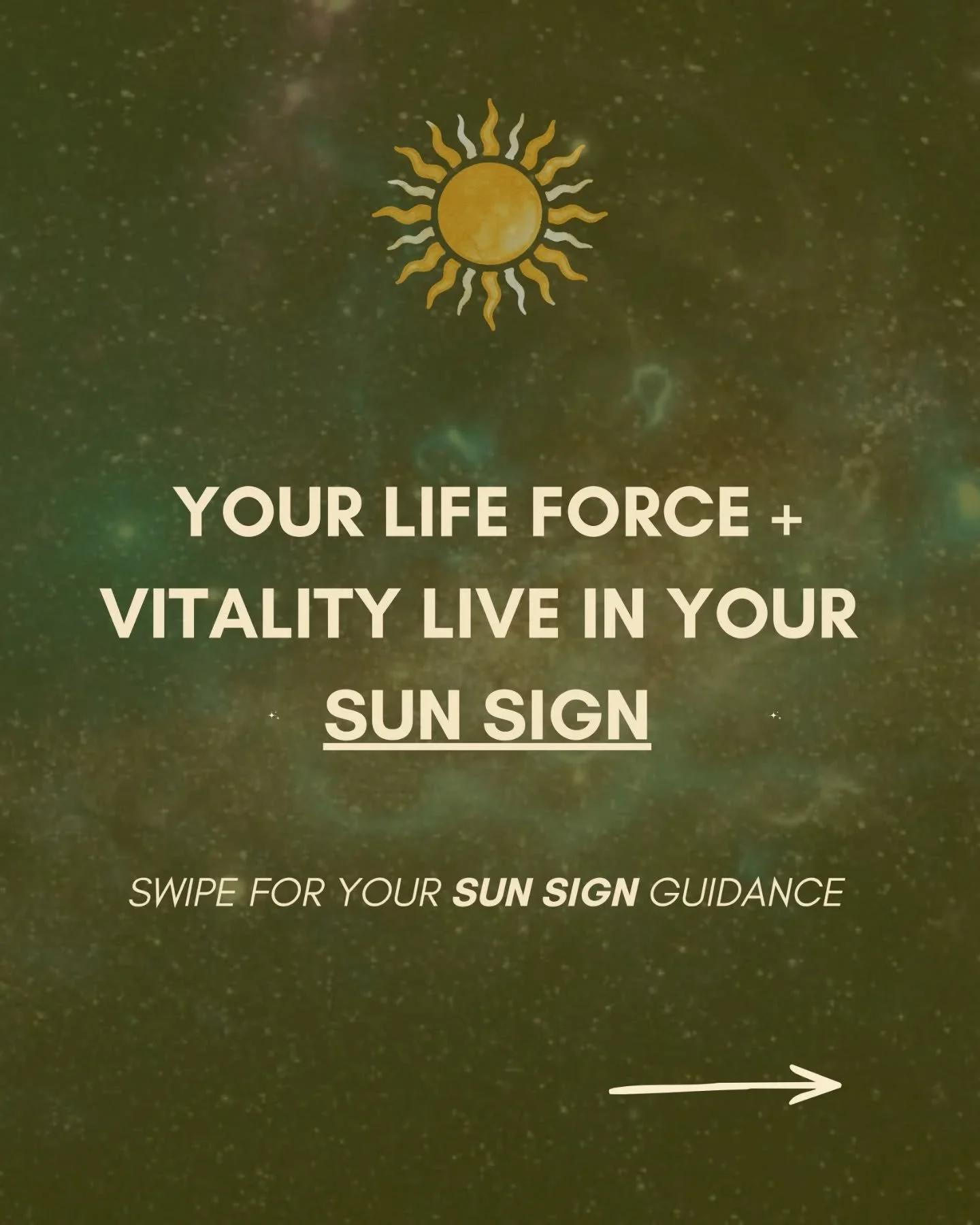 Embodying your sun sign gives you life + energy 

Swipe for your own contemplations 

I found myself feeling a bit 🫠 the other day..... 

I had to stop myself in the monkey mind as I am literally living the life I love...I just need to give myself m