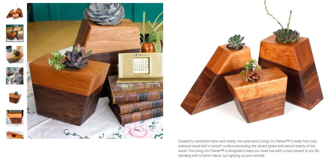 The Living Urn Planter